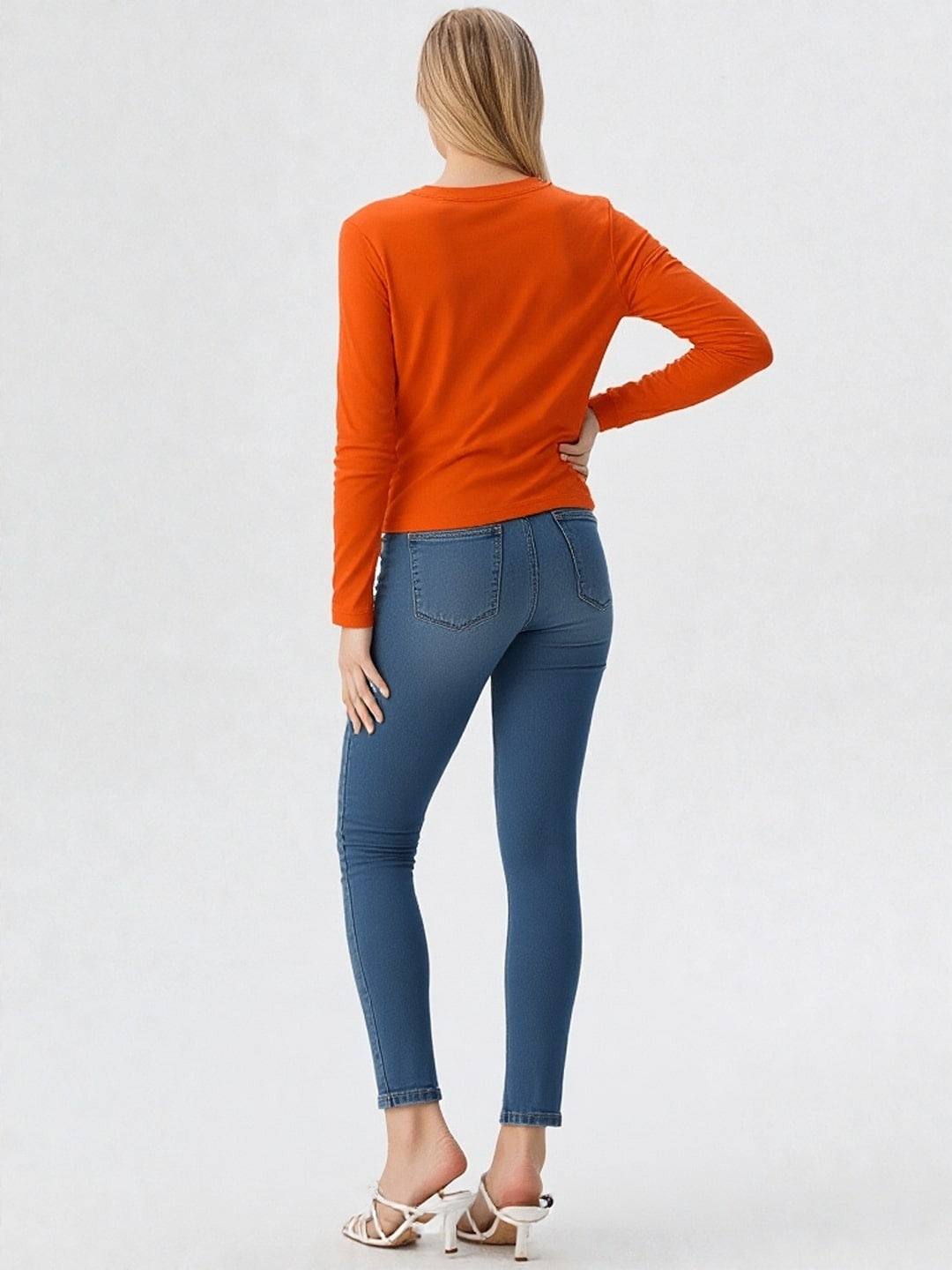 Full Sleeves T shirt Orange