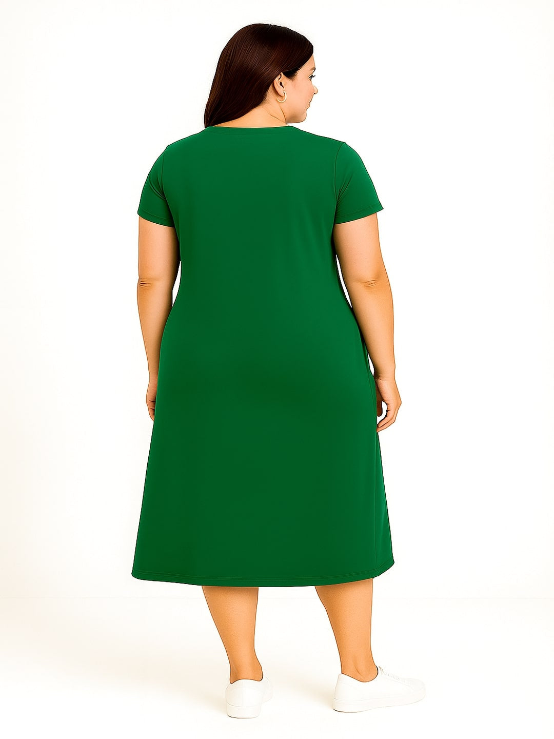 Print T-shirt Midi Dress