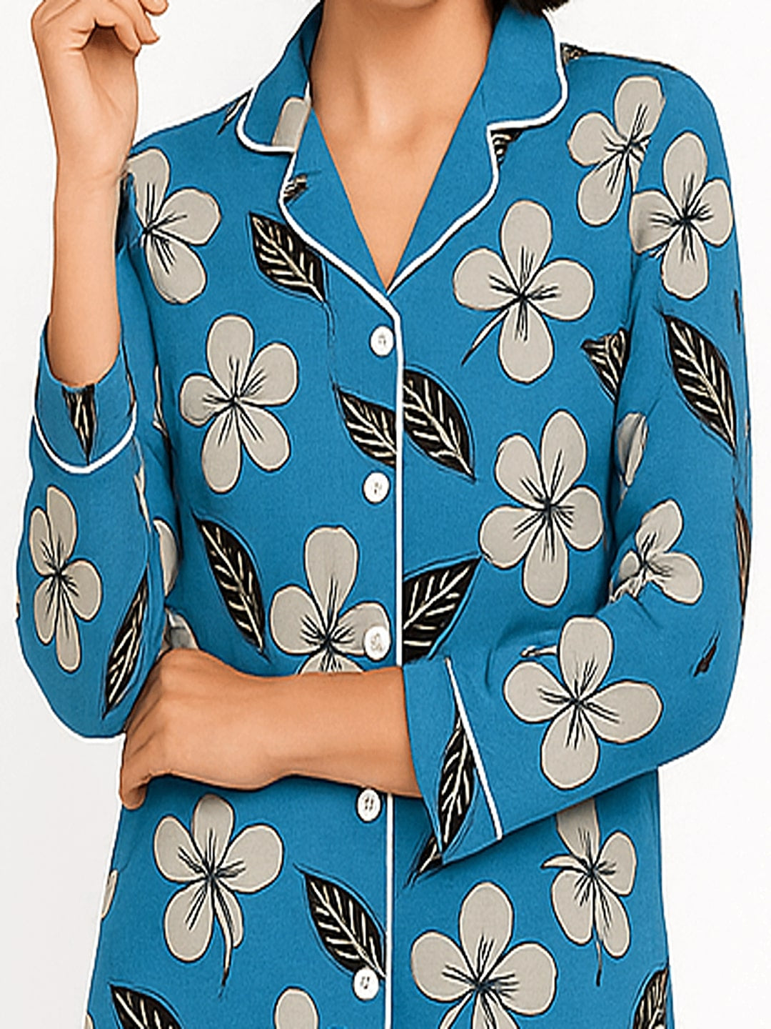 GAB Adult-Women Typography Printed Night Suit