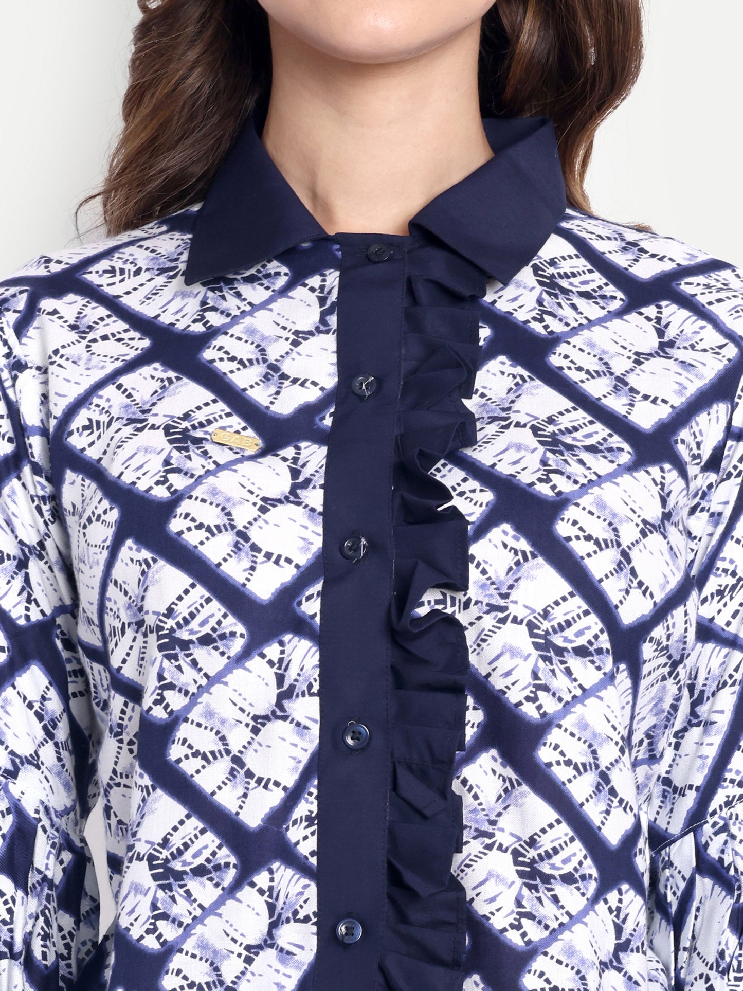 GAB Classic Printed Causual Shirt