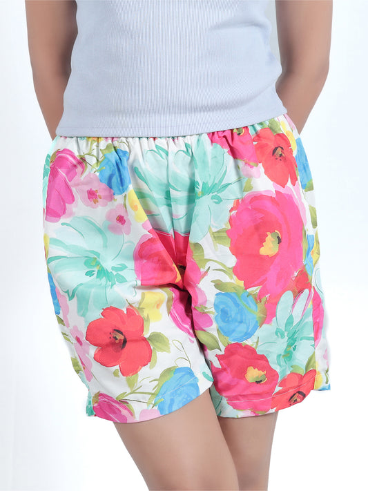 GAB Women/Girl Printed Shorts For Summer