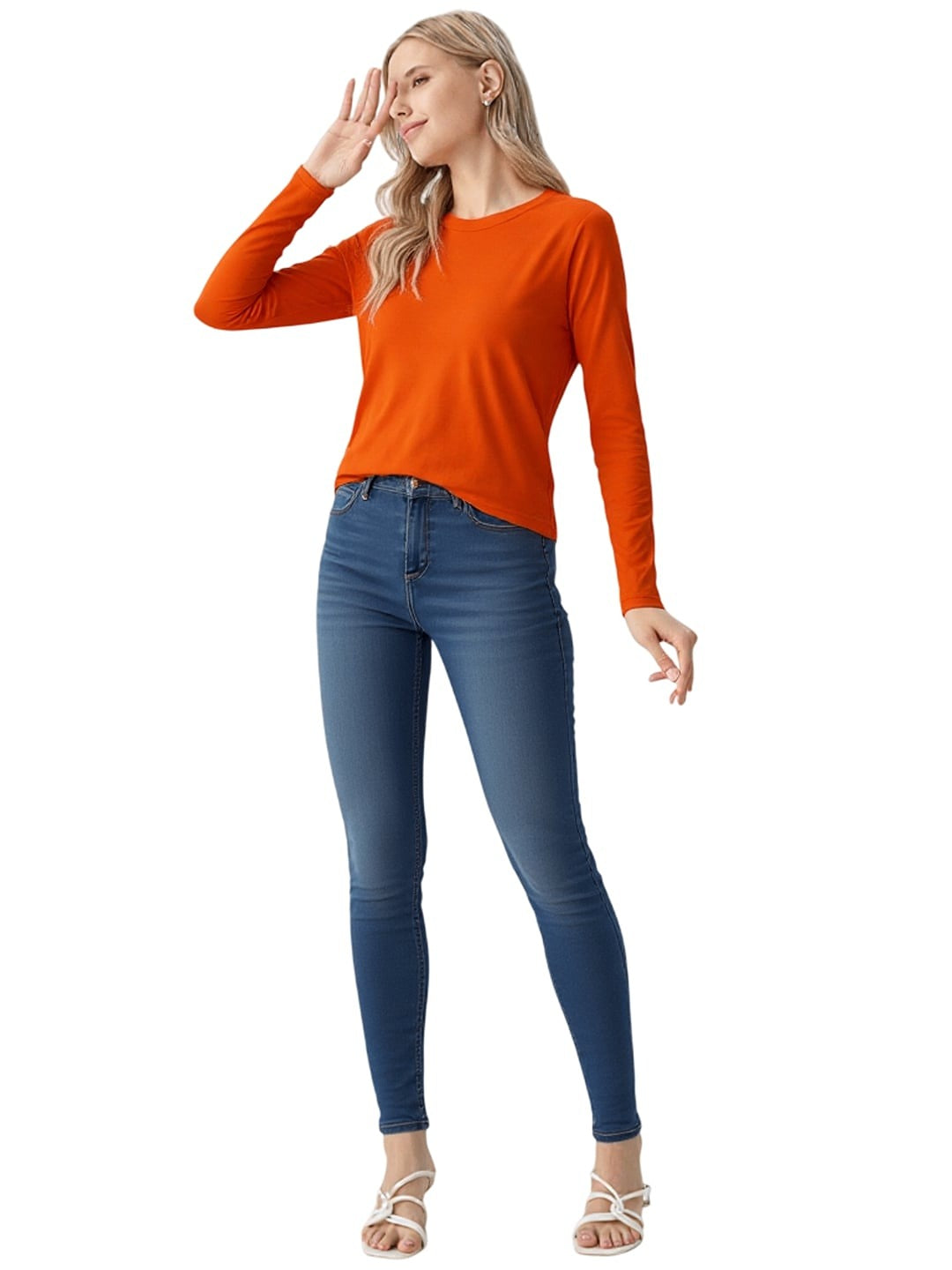 Full Sleeves T shirt Orange