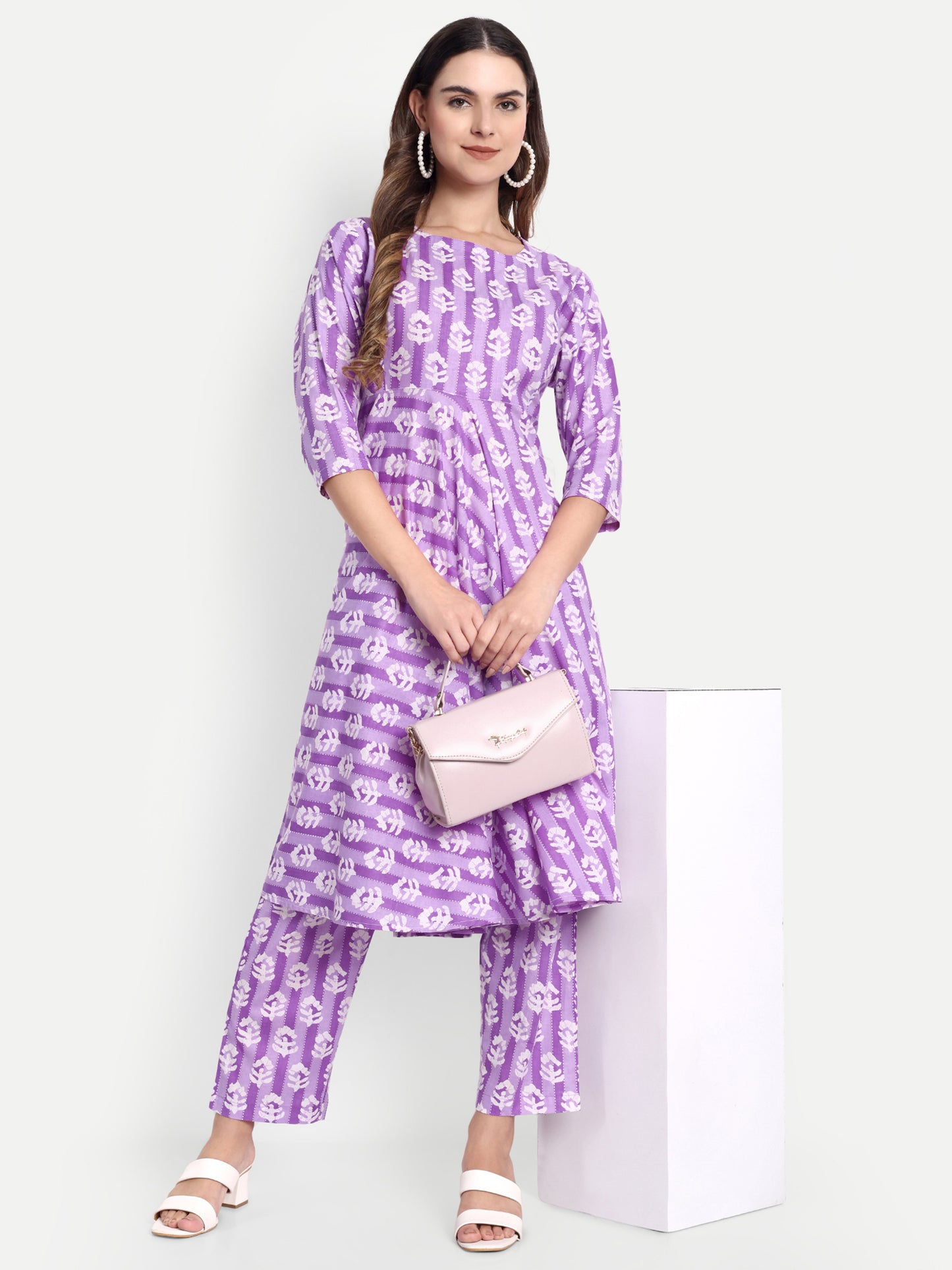 GAB Printed Kurta Set