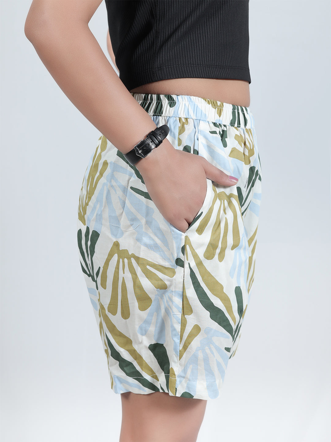 GAB Women/Girl Printed Shorts For Summer
