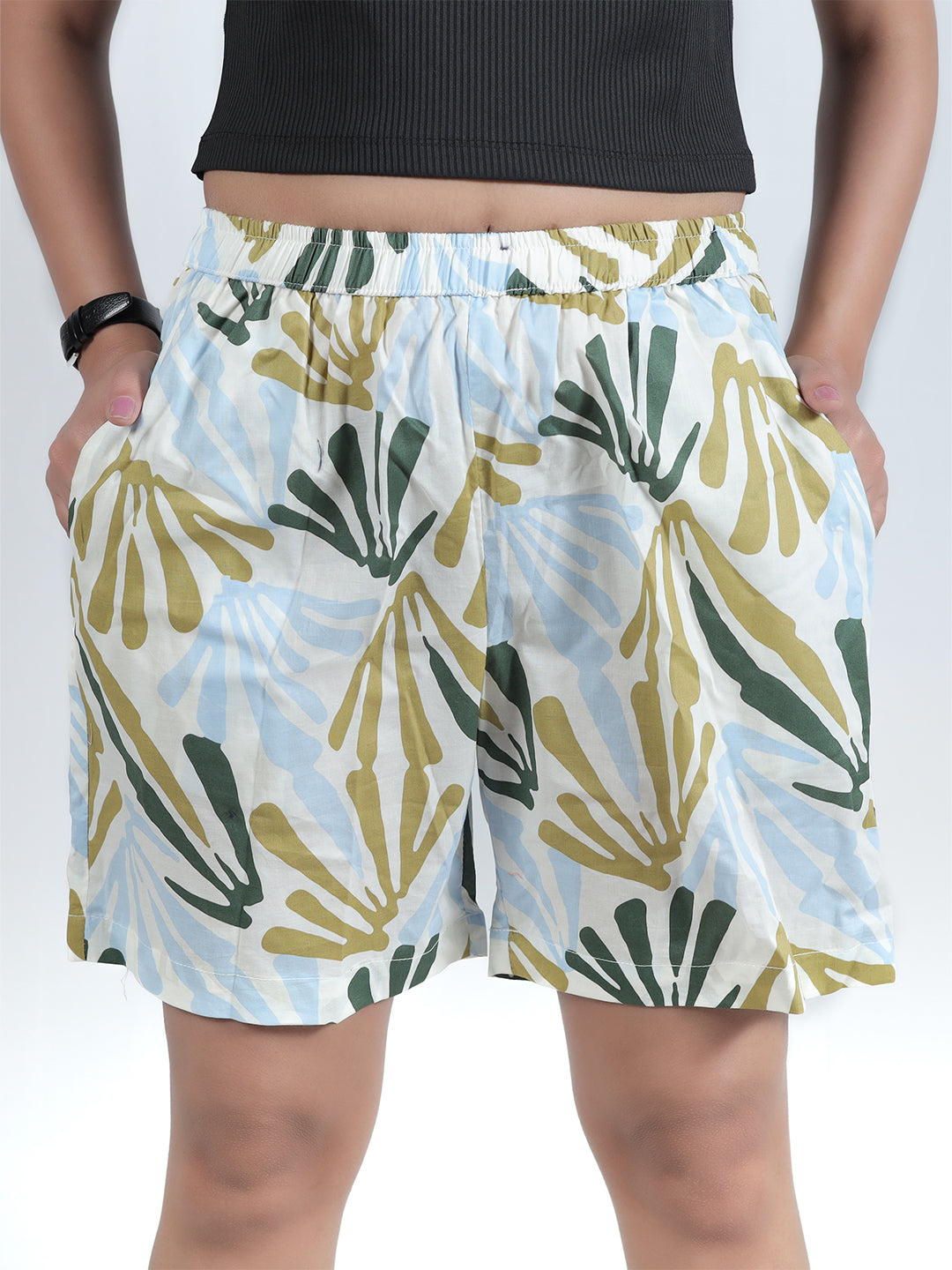 GAB Women/Girl Printed Shorts For Summer