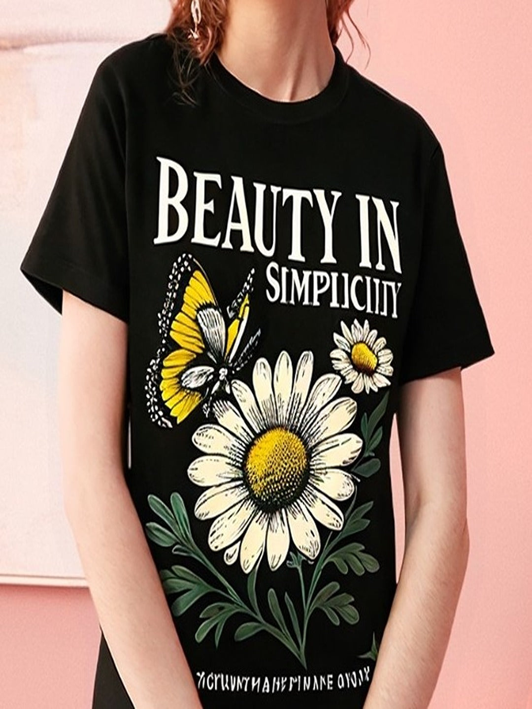 Graphic Printed Round Neck Pure Cotton T-shirt