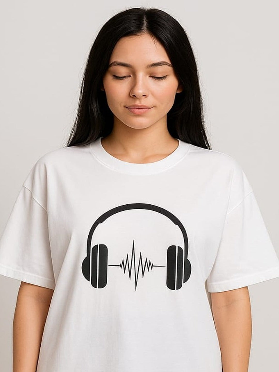 GAB Pure Cotton Printed Oversized T-Shirt