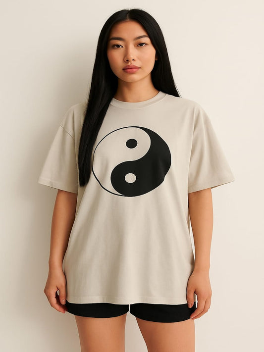GAB Pure Cotton Printed Oversized T-Shirt