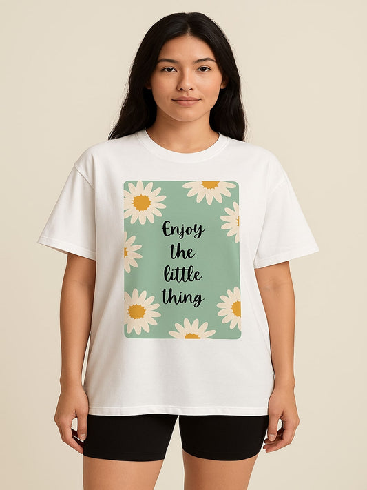 GAB Pure Cotton Printed Oversized T-Shirt