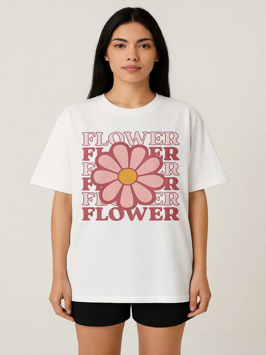 GAB Pure Cotton Printed Oversized T-Shirt