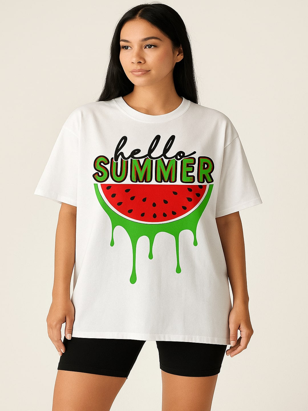 GAB Pure Cotton Printed Oversized T-Shirt