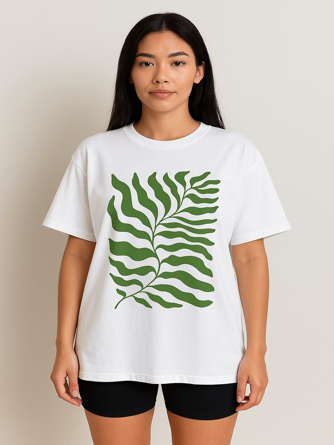 GAB Pure Cotton Printed Oversized T-Shirt