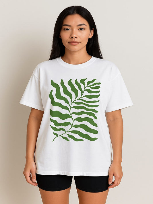 GAB Pure Cotton Printed Oversized T-Shirt