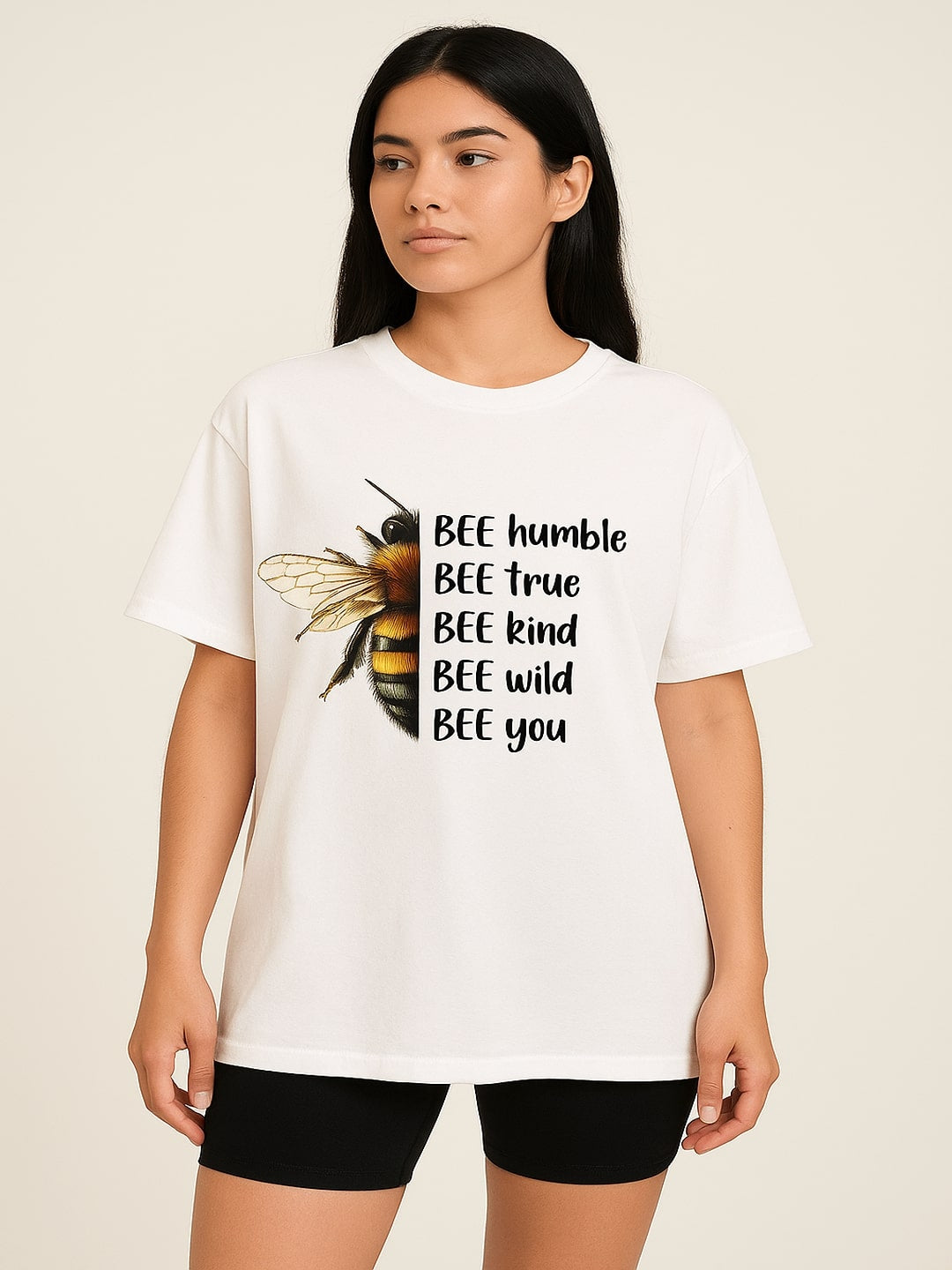 GAB Pure Cotton Printed Oversized T-Shirt
