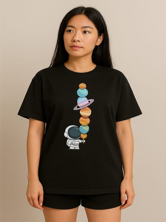 GAB Pure Cotton Printed Oversized T-Shirt