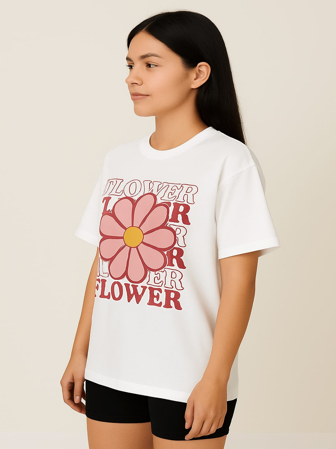 GAB Pure Cotton Printed Oversized T-Shirt