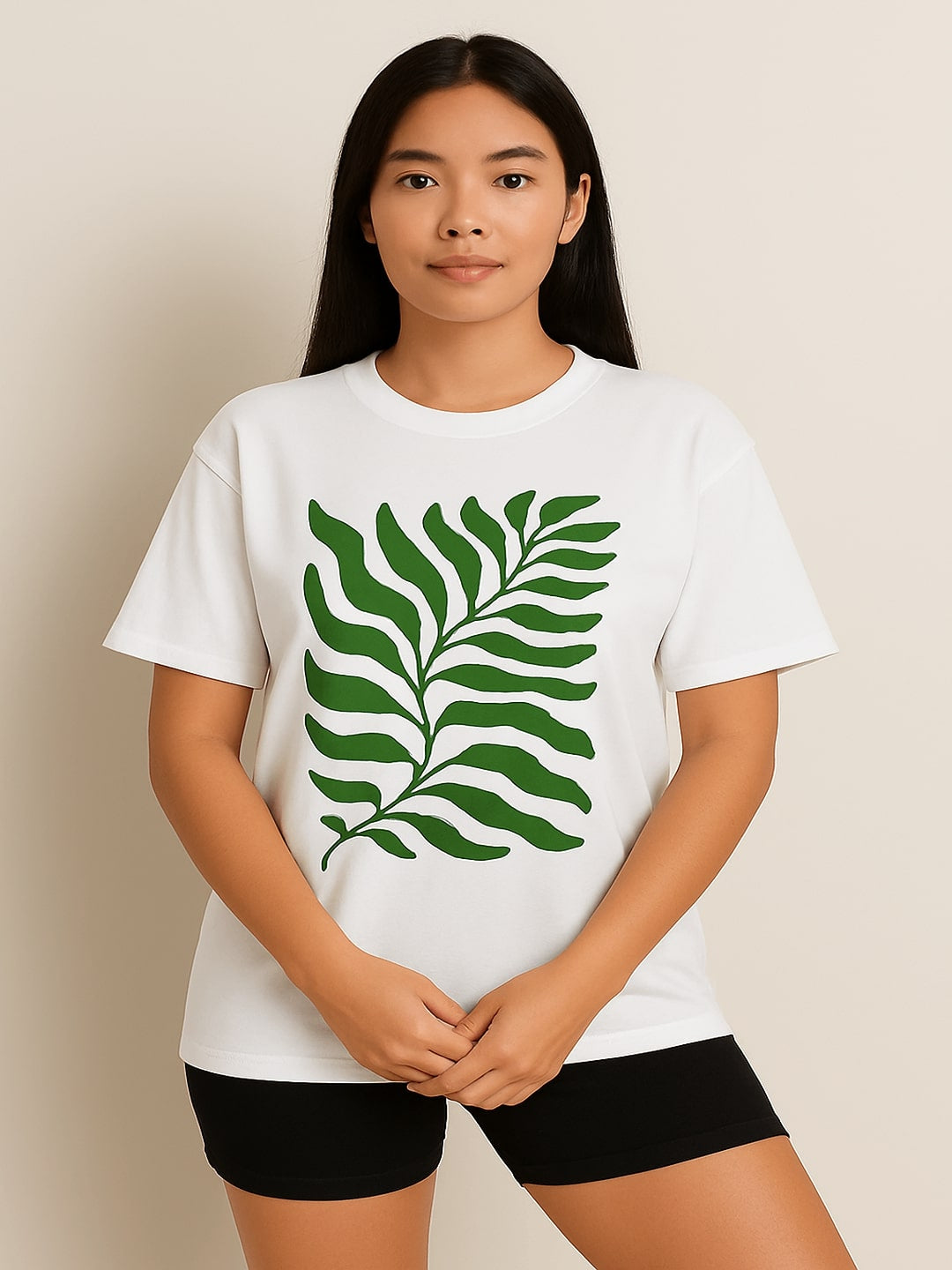 GAB Pure Cotton Printed Oversized T-Shirt
