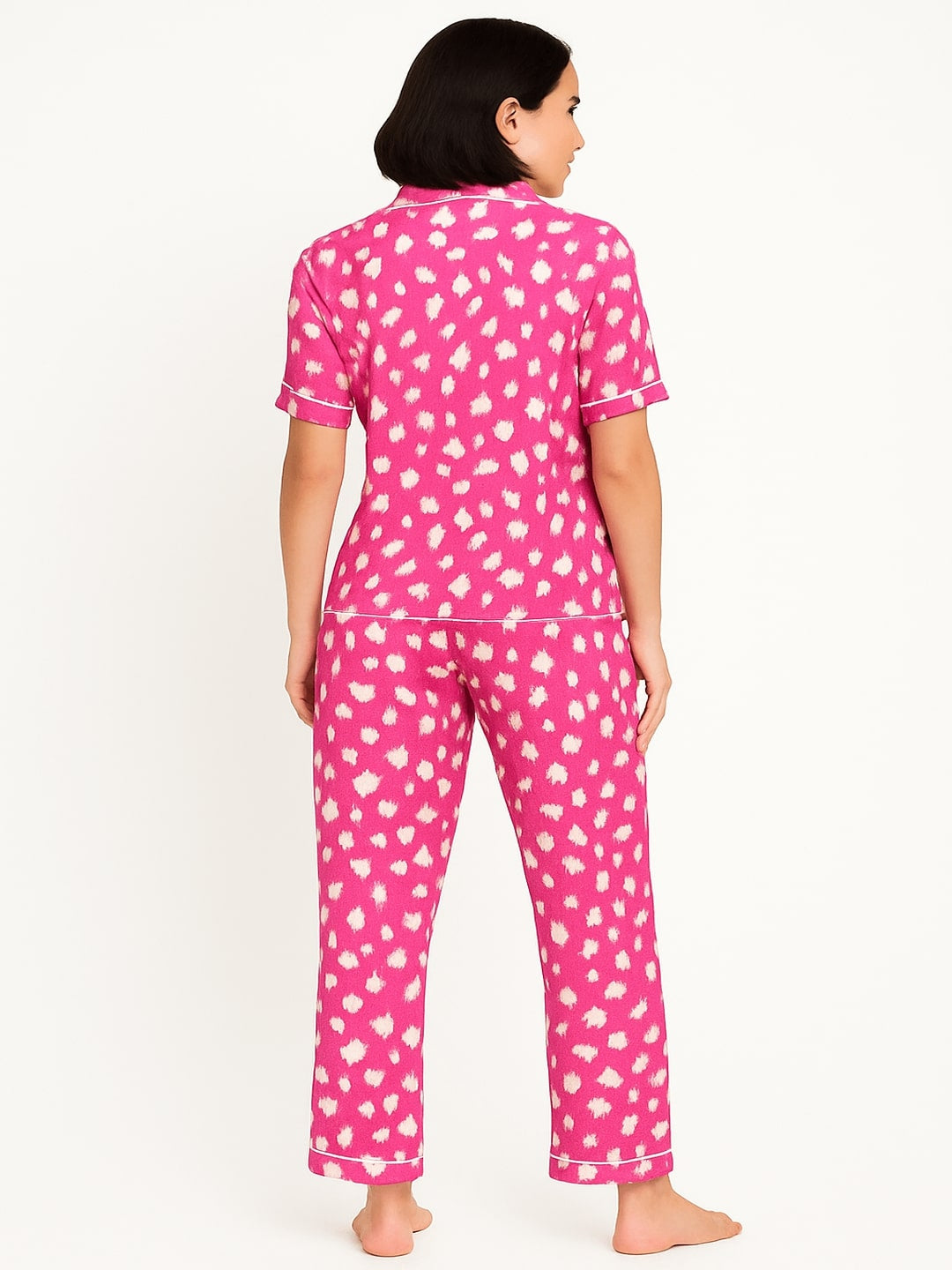 Women Pure Cotton Floral Printed Night Suit
