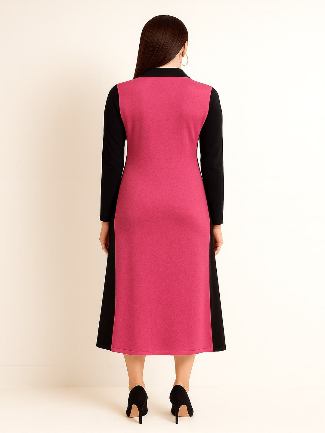 GAB 100% Pure Cotton – Solid Collar  Dress