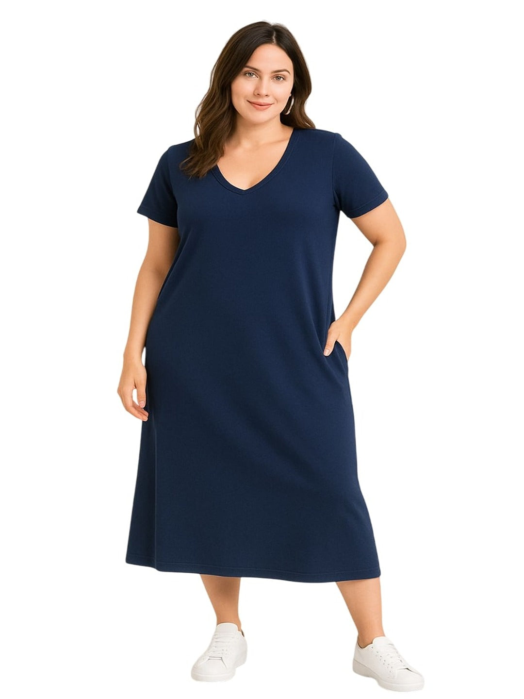 GAB 100% Pure Cotton –  maximum comfort Solid Dress