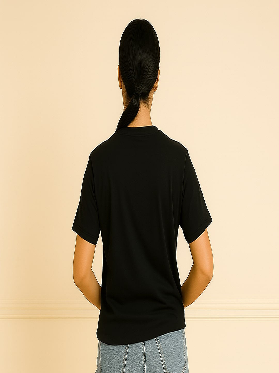Women Graphic Printed Round Neck Cotton T-shirt
