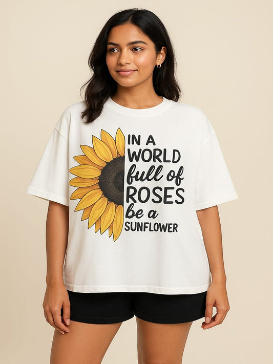 GAB Pure Cotton Printed Oversized T-Shirt