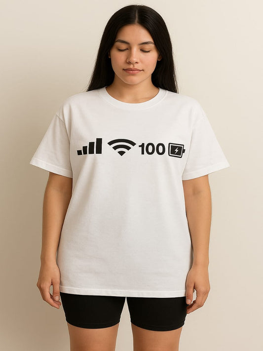 GAB Pure Cotton Printed Oversized T-Shirt