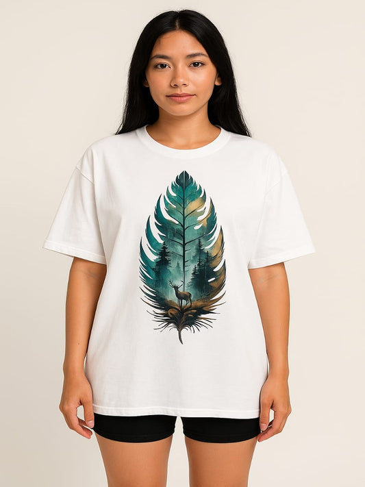 GAB Pure Cotton Printed Oversized T-Shirt