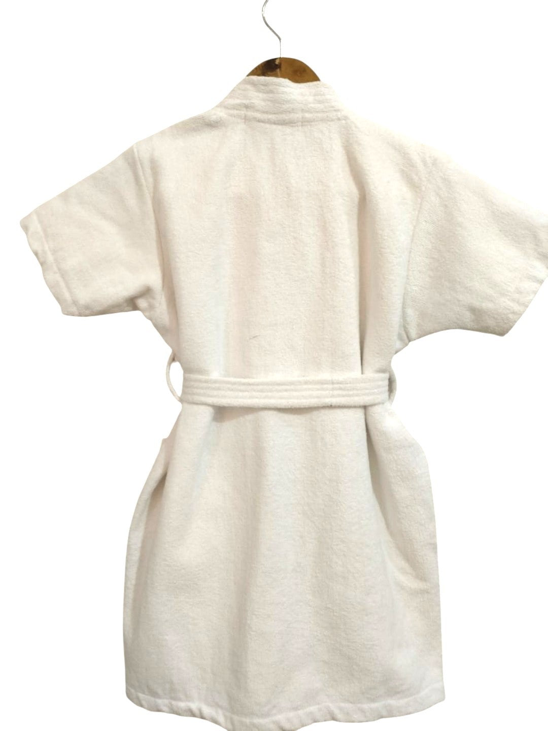 GAB Kids Printed Pure Cotton Shawl Neck Bath Robe With Belt
