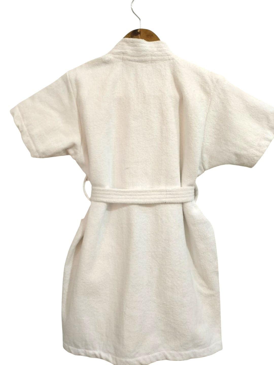 GAB Kids Printed Pure Cotton Shawl Neck Bath Robe With Belt