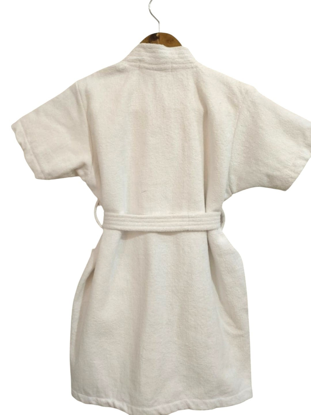 GAB Kids Printed Pure Cotton Shawl Neck Bath Robe With Belt
