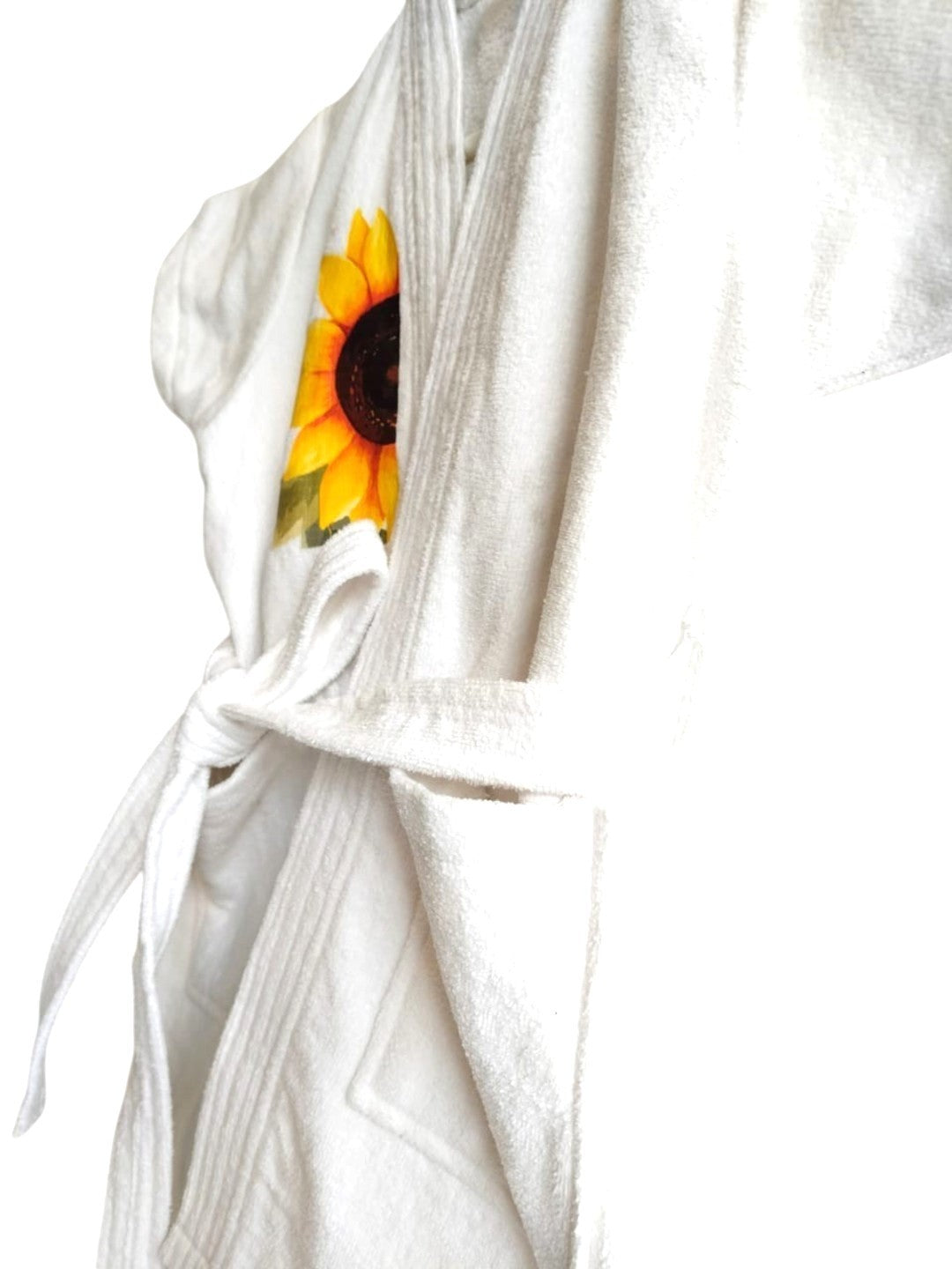 GAB Kids Printed Pure Cotton Shawl Neck Bath Robe With Belt