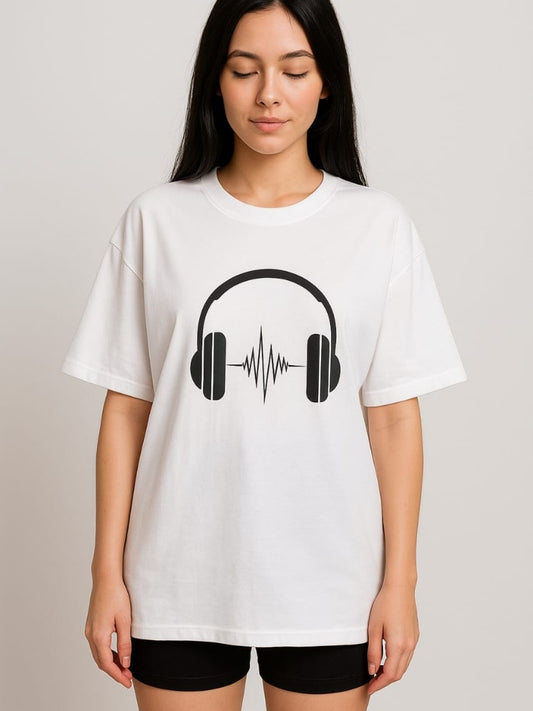 GAB Pure Cotton Printed Oversized T-Shirt