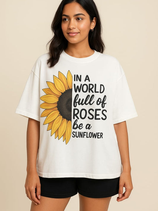 GAB Pure Cotton Printed Oversized T-Shirt